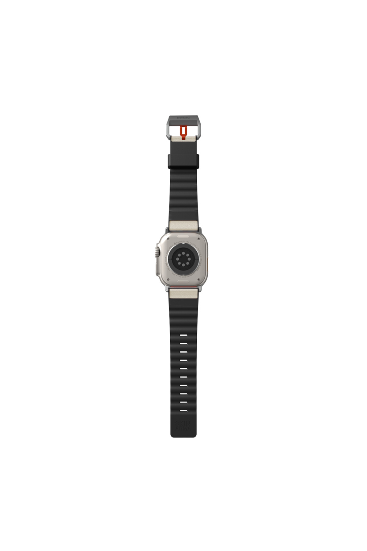 Watch Ultra Uyumlu 49mm SkinArma Spunk Serisi PU Deri Kordon - Krem