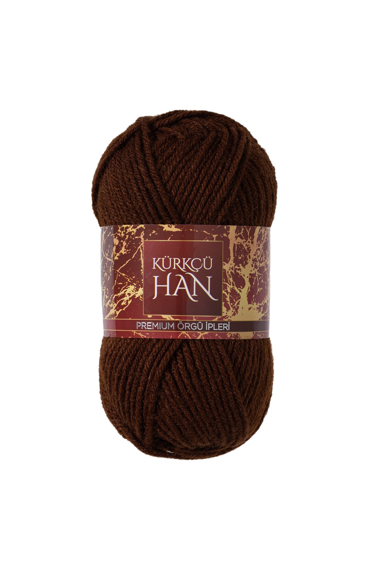 Kürkçü Han Dekor 100gr 100m El Örgü İpi Kahverengi