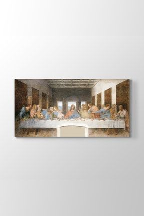 Leonardo da Vinci - Son Akşam Yemeği Tablosu (Model 5) - (ÖLÇÜSÜ 60x30 cm) BS-351__model_5