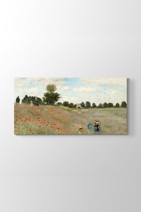 Claude Monet - Poppy Field Tablosu (Model 5) - (ÖLÇÜSÜ 160x80 cm) BS-184__model_5