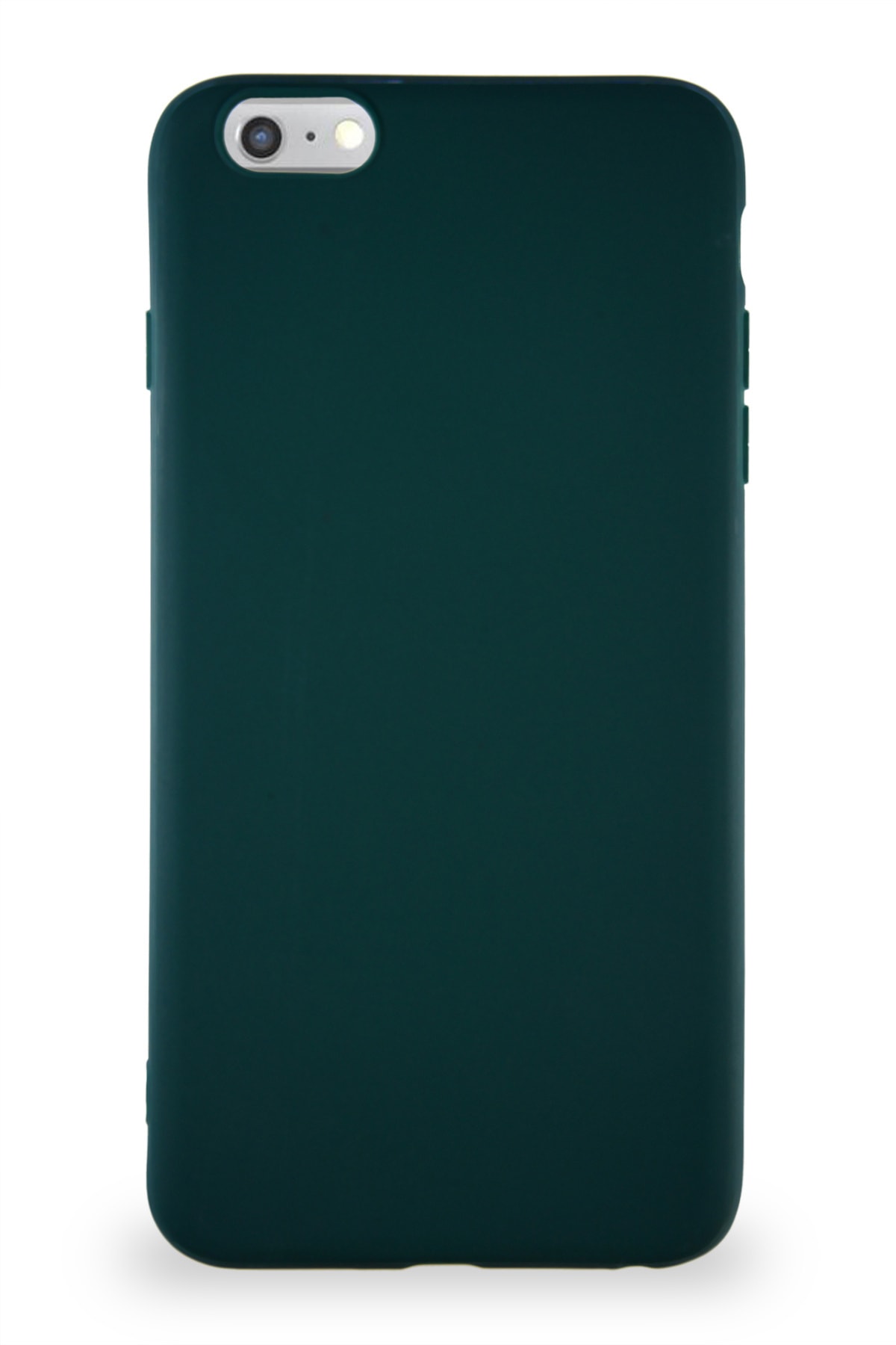 Apple iPhone 6 Plus Soft Premier Renkli Silikon Kapak - Yeşil