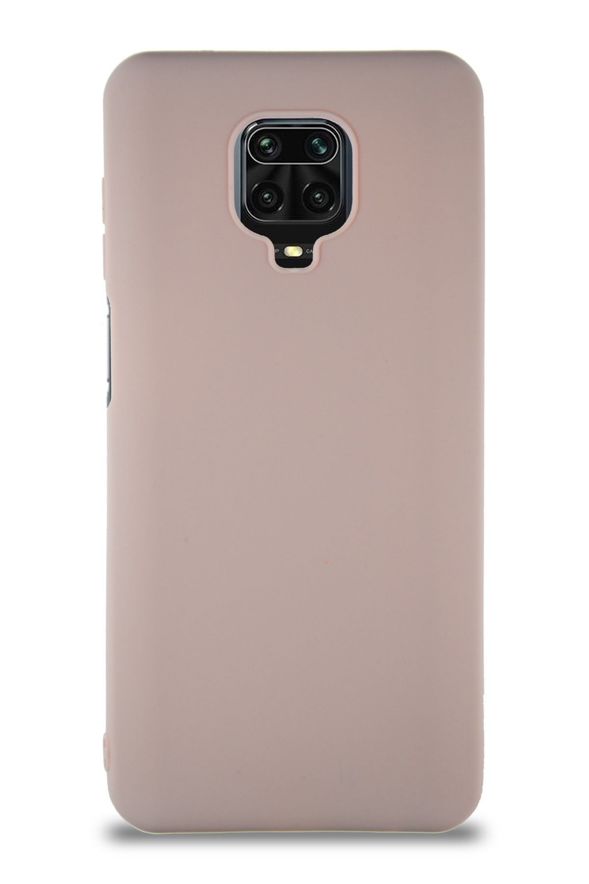 Xiaomi Redmi Note 9S Soft Premier Renkli Silikon Kapak - Pudra