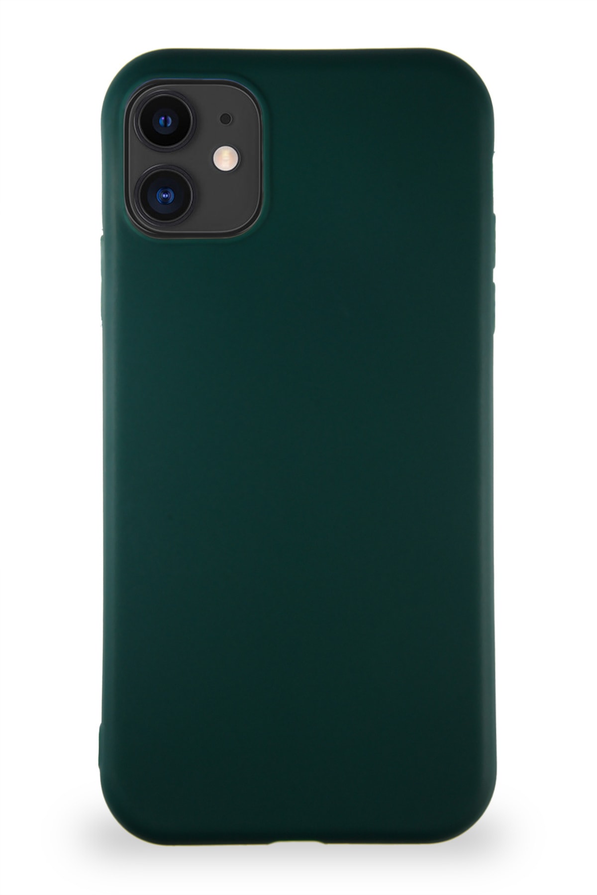 Apple iPhone 11 Soft Premier Renkli Silikon Kapak - Yeşil