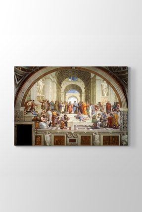 Raffaello Sanzio - Atina Okulu Tablosu (Model 1) - (ÖLÇÜSÜ 100x70 cm) BS-345__model_1
