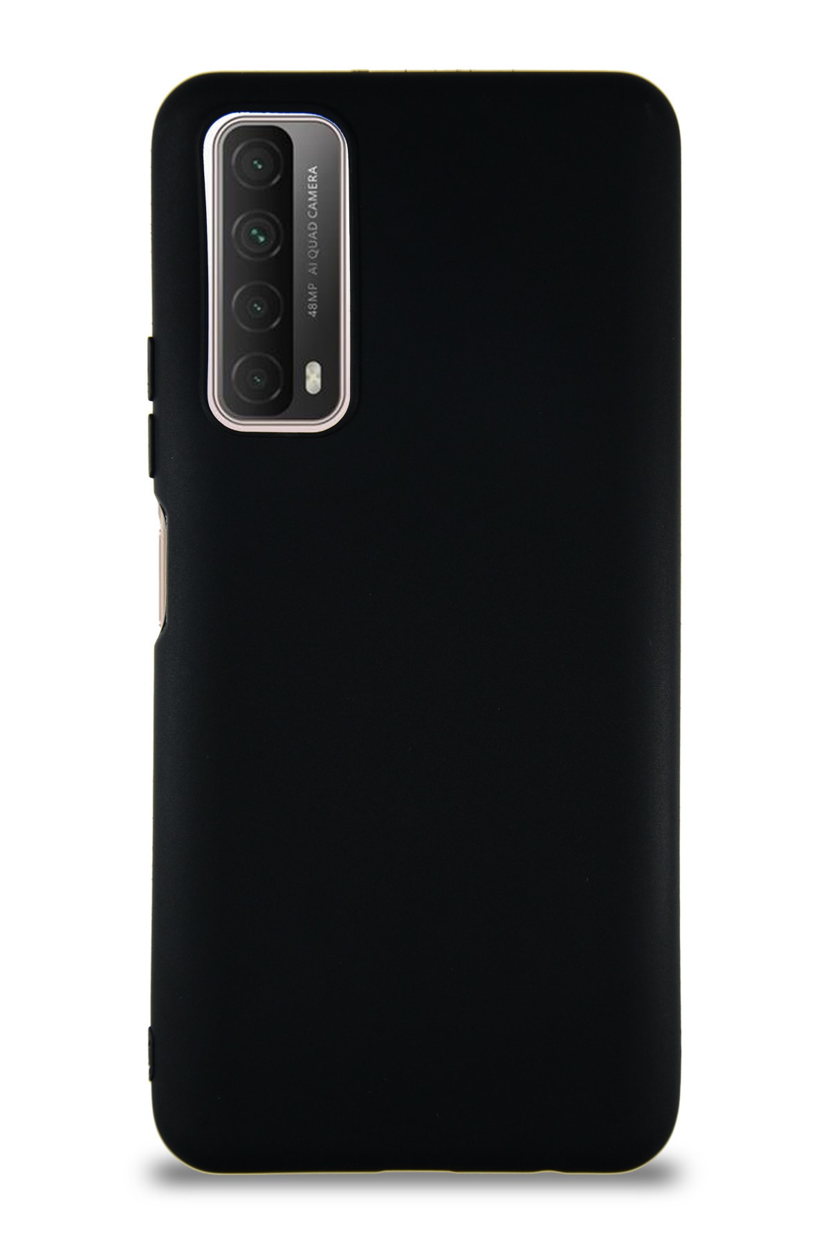 Huawei Y7A Soft Premier Renkli Silikon Kapak - Siyah