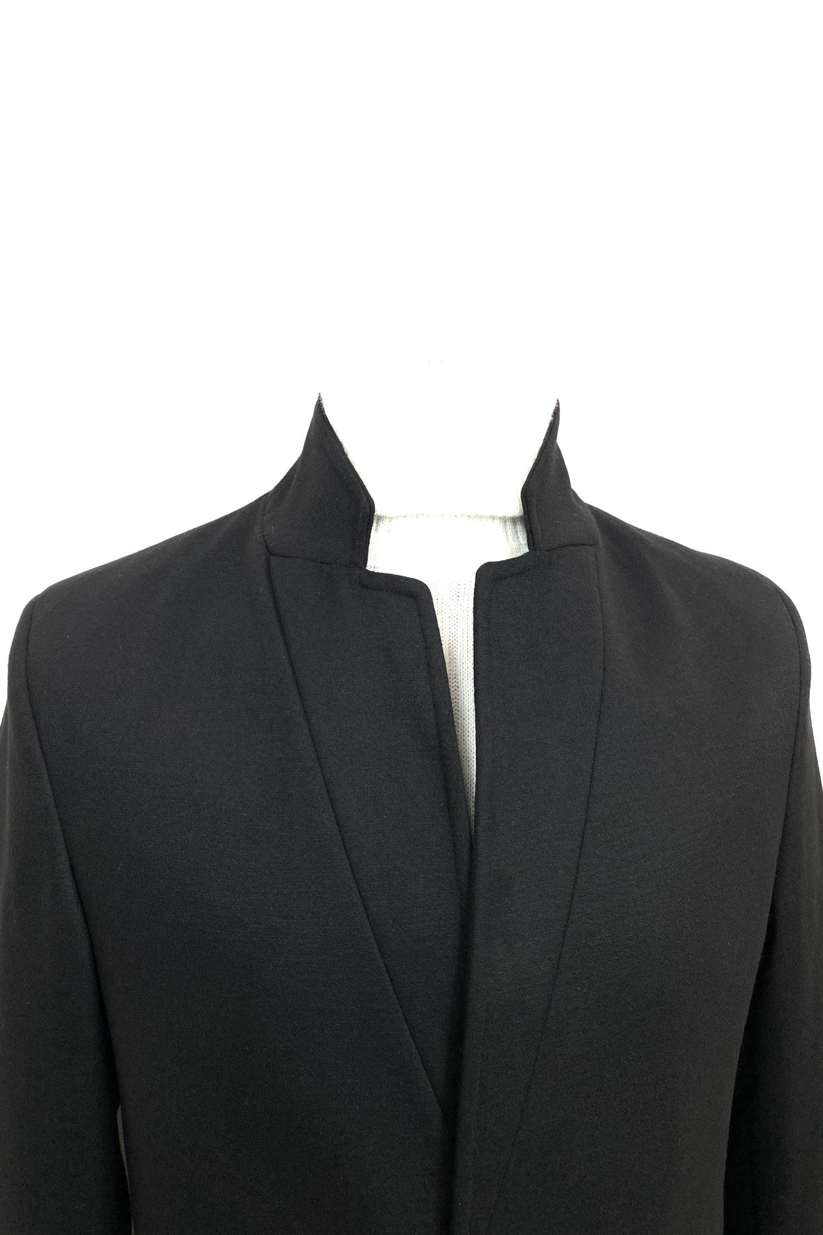 Short sales collar blazer