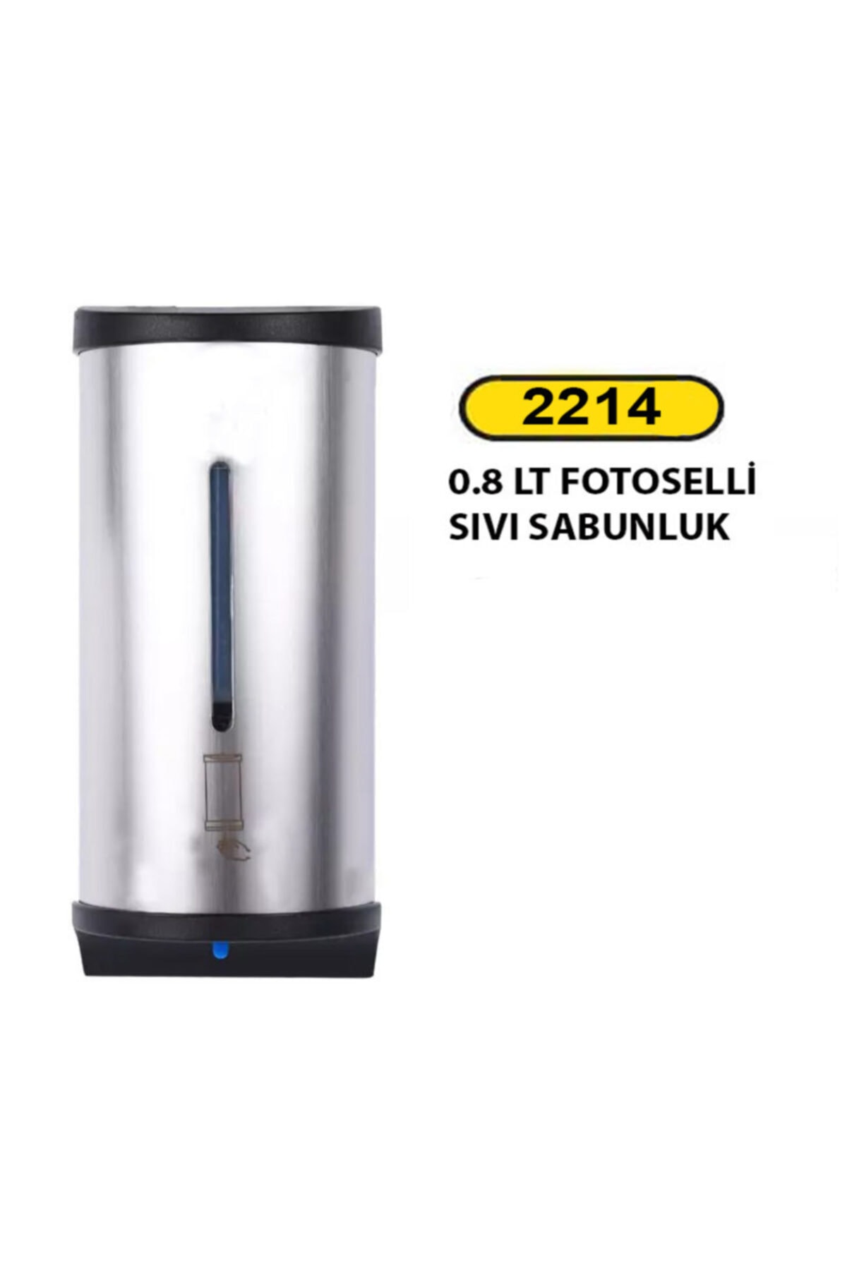 Paslanmaz Çelik 0.8 Lt Sıvı Sabunluk 2214 2