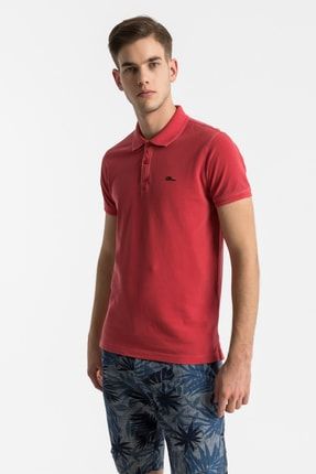 Erkek Kırmızı Polo Yaka T-Shirt 012208454160890000