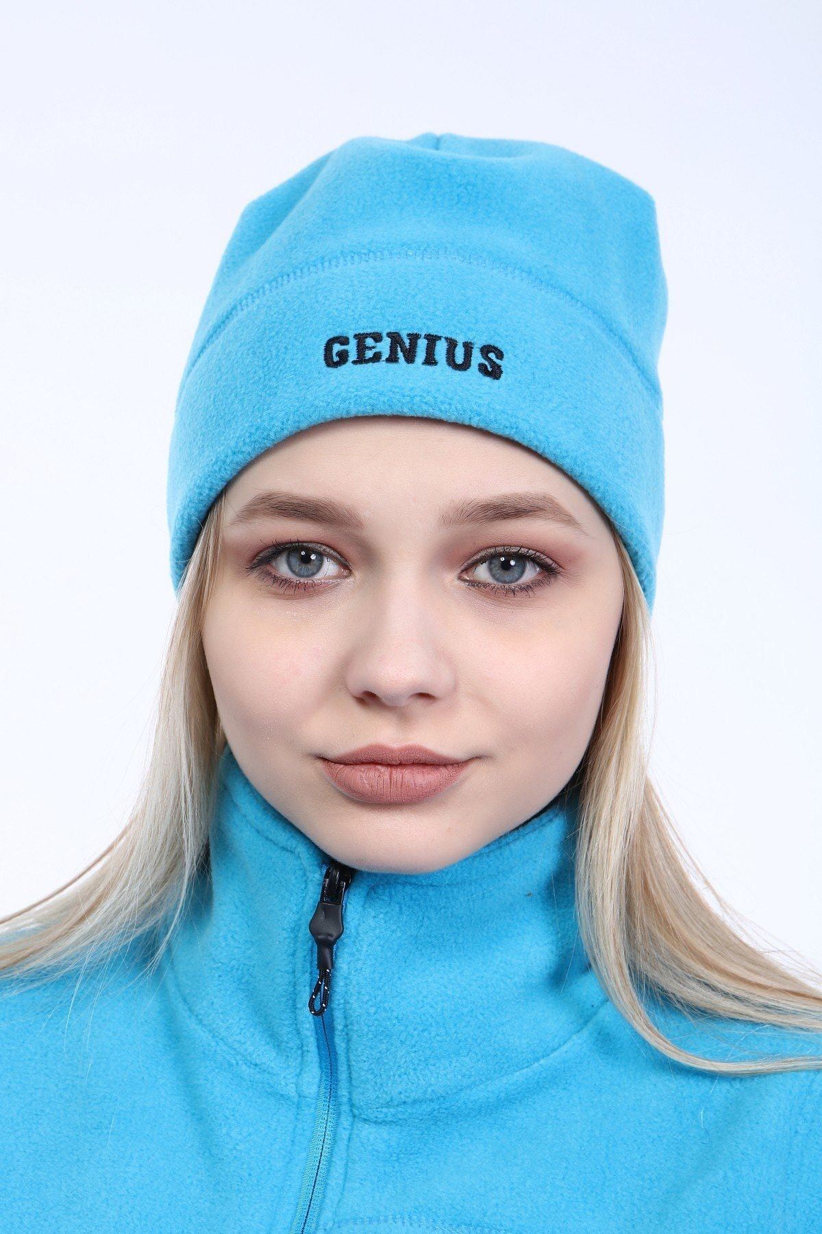 Магазин GENIUS STORE Женская флисовая шапка-бини для улицы, 12 цветов