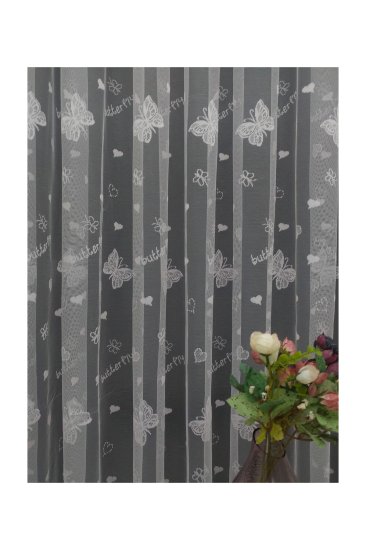 Esse Home Kelebek Desenli Çocuk Odası Perdesi