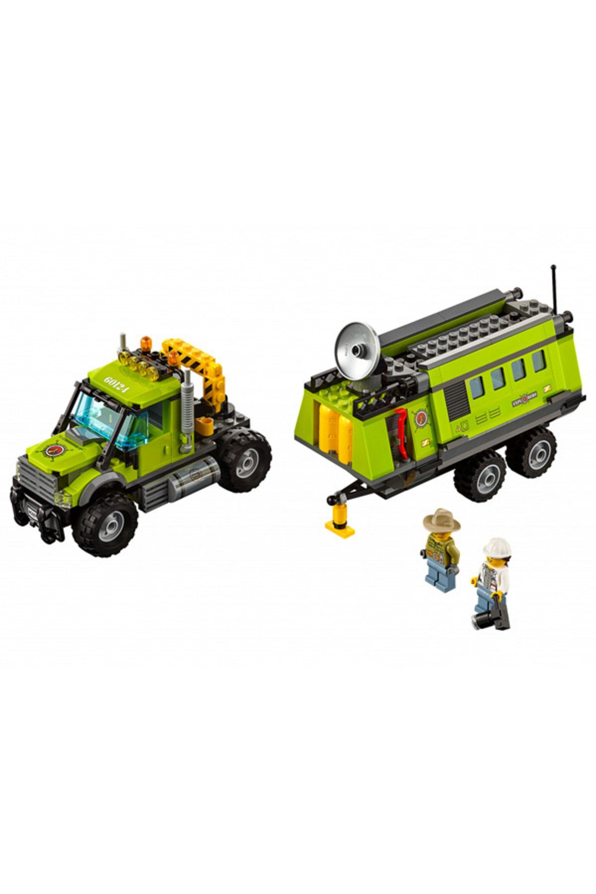 LEGO لگو پایگاه اکتشاف آتشفشان شهر 60124 /