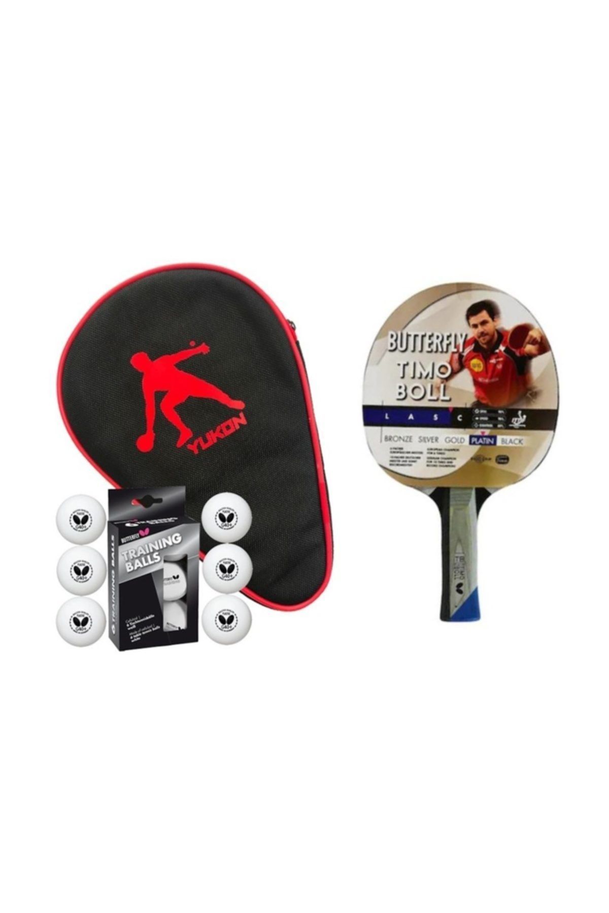 butterfly timo boll platin masa tenisi raketi 40 plastik training masa tenisi topu raket kilifi fiyati yorumlari trendyol