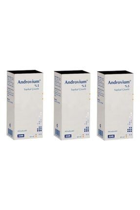 Assos Androvium %5 Tropikal Çözelti 60ml | 3 Adet ASS7002X3