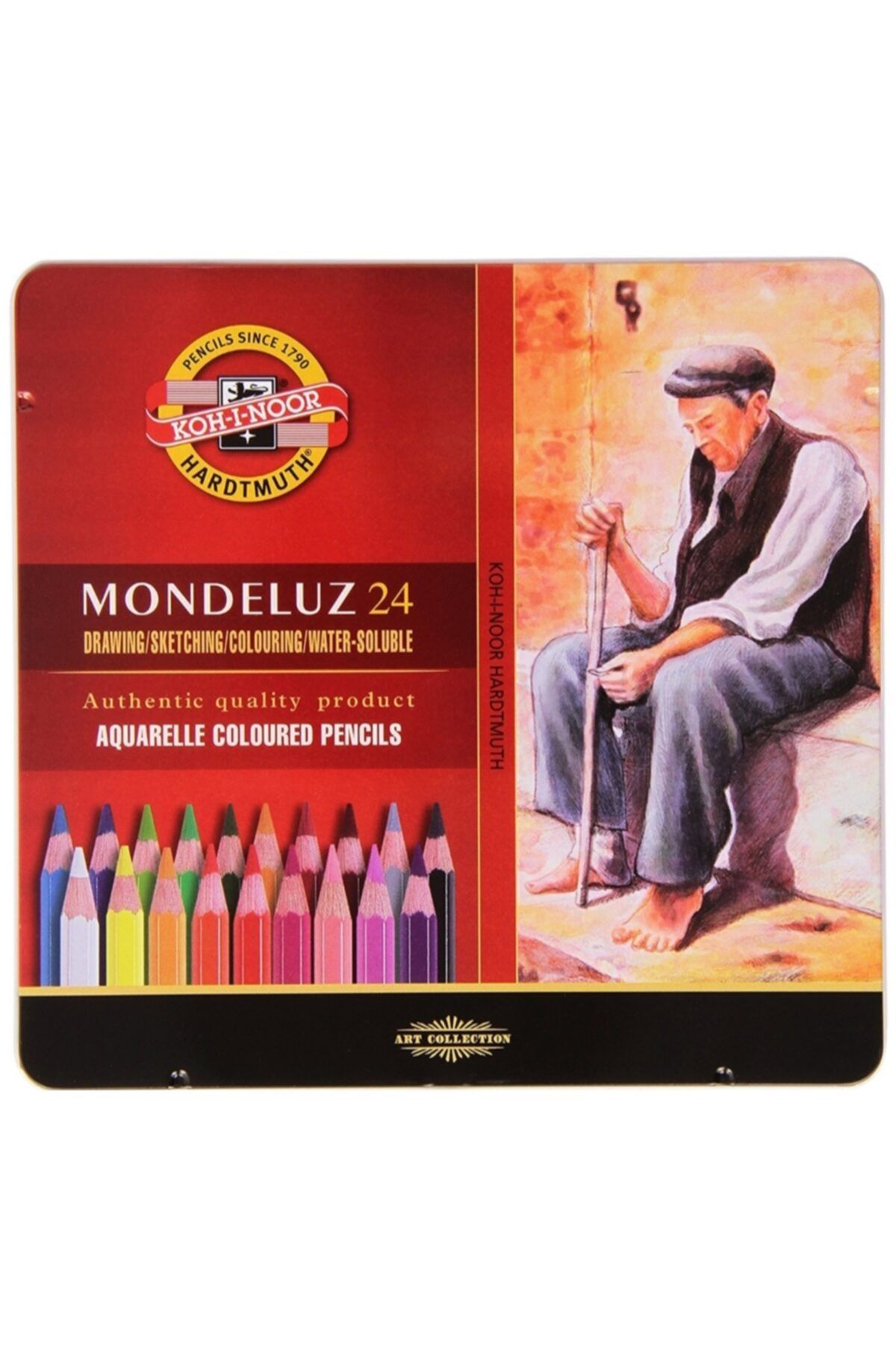 Kohinoor Koh - I- مداد آبرنگ آکوارل نور موندلوز 24 رنگ