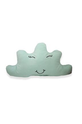 Mint Yeşili Bulut Model Yastık Uyku Arkadaşı Süs Yastık 734