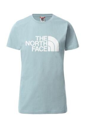 Kadın Mavi Easy T-shirt NF0A4T1QBDT1SV73