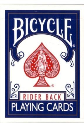 Standart Mavi Oyun Kağıdı Iskambil Destesi Rider Back Kalitesiyle bicycleblue