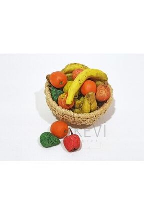 Mini Örgü Sepetli Meyve Tabağı 480846743