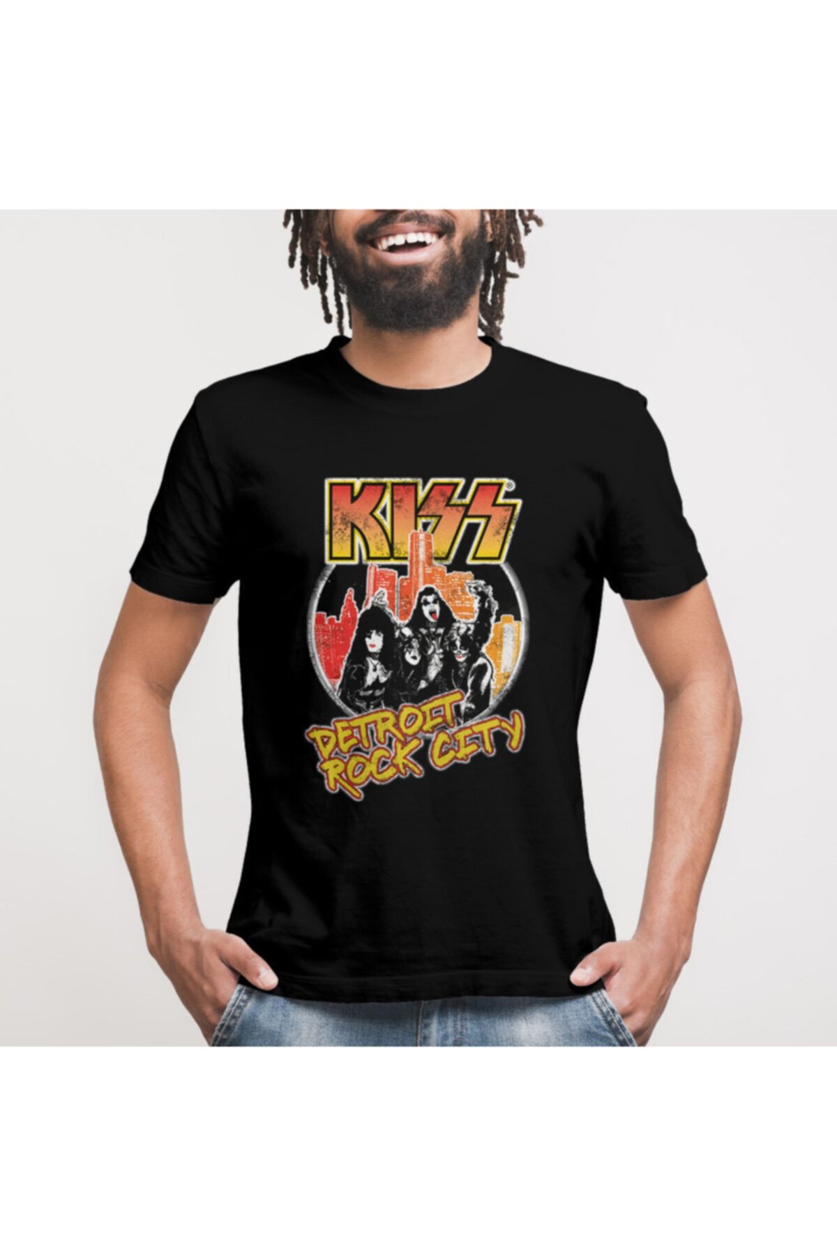 Crazy-Men's Kiss Detroit Rock City T-Shirt 5