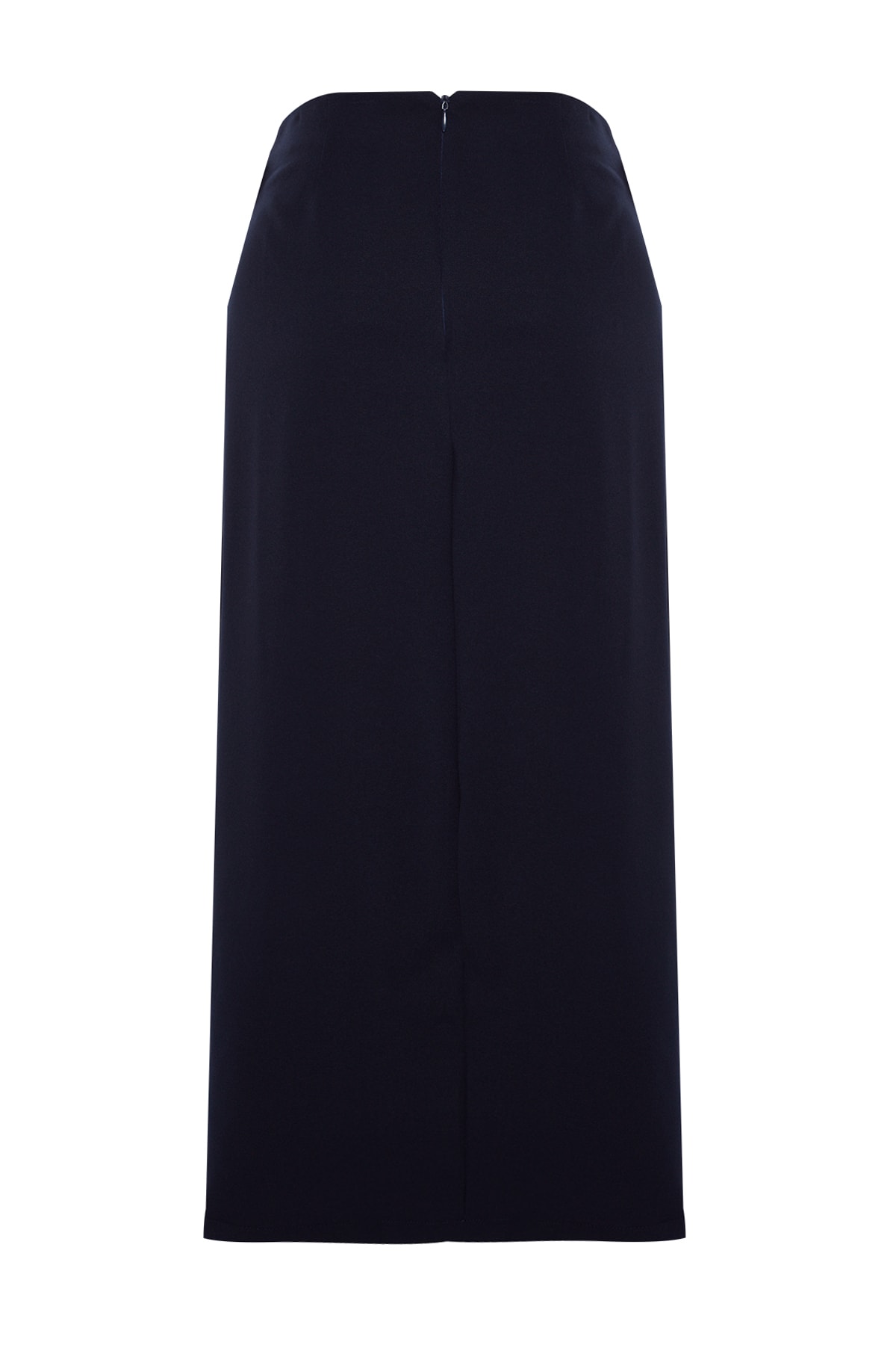 Trendyolmilla  Lacivert Kemer Detaylı Dokuma Etek TCTAW24EE00014 - Görsel 8