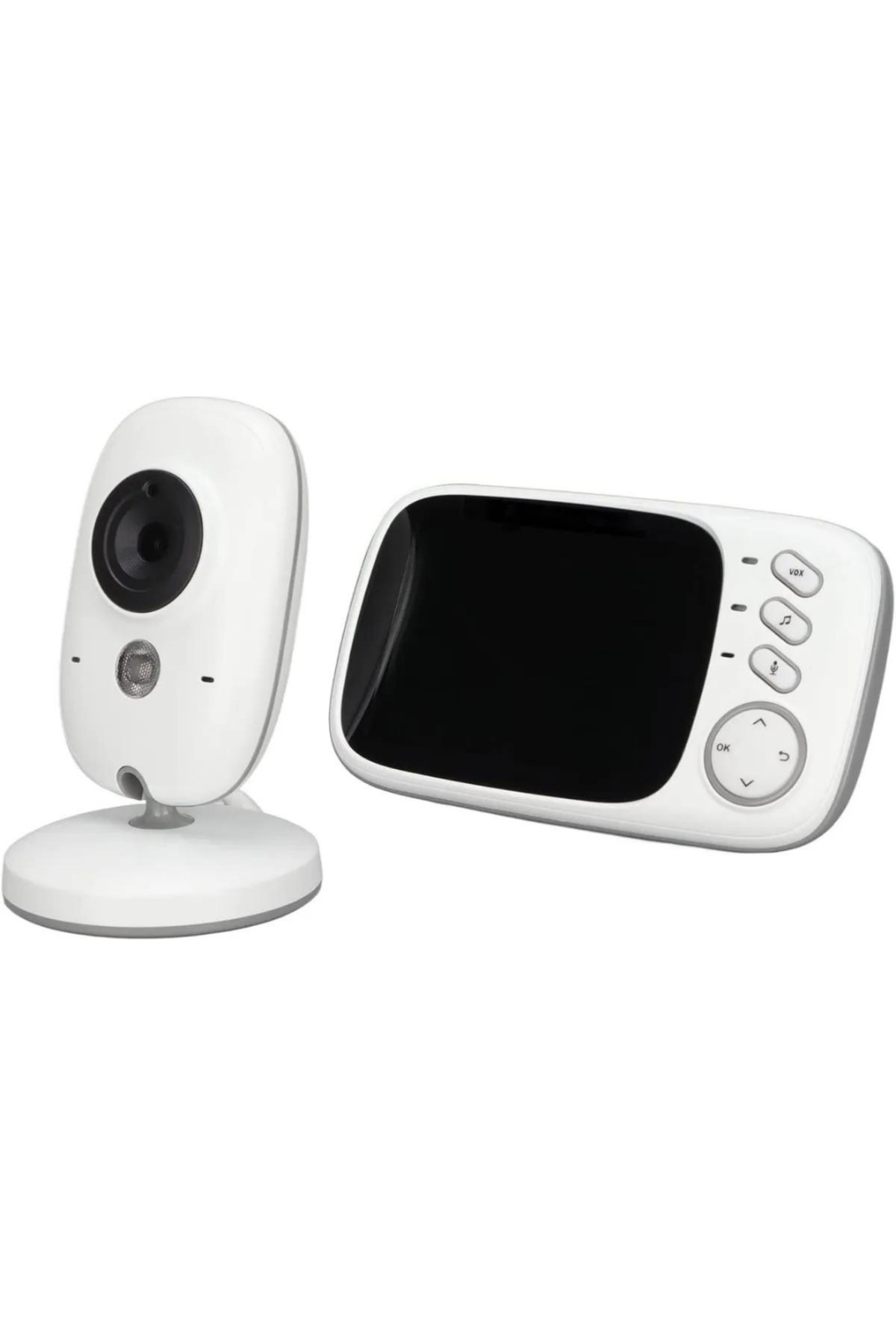 Genel Markalar Lcd Ekranlı Gece Görüşlü Bebek Monitörü - Bebek Izleme Kamerası Oda Sıcaklığı Kontrollü Kablosuz Ip fotoğrafı 6 (önizleme)