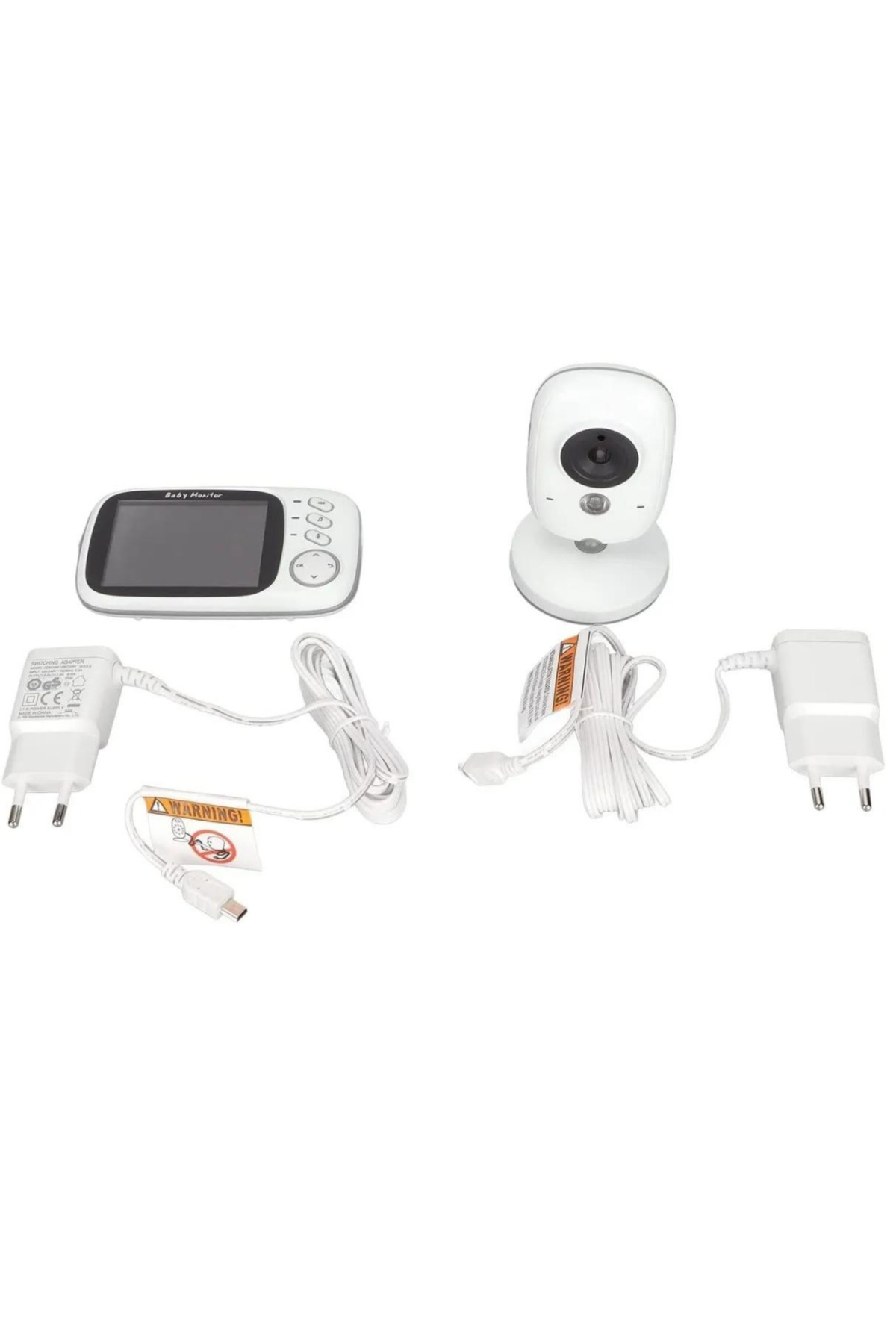 Genel Markalar Lcd Ekranlı Gece Görüşlü Bebek Monitörü - Bebek Izleme Kamerası Oda Sıcaklığı Kontrollü Kablosuz Ip fotoğrafı 4 (önizleme)