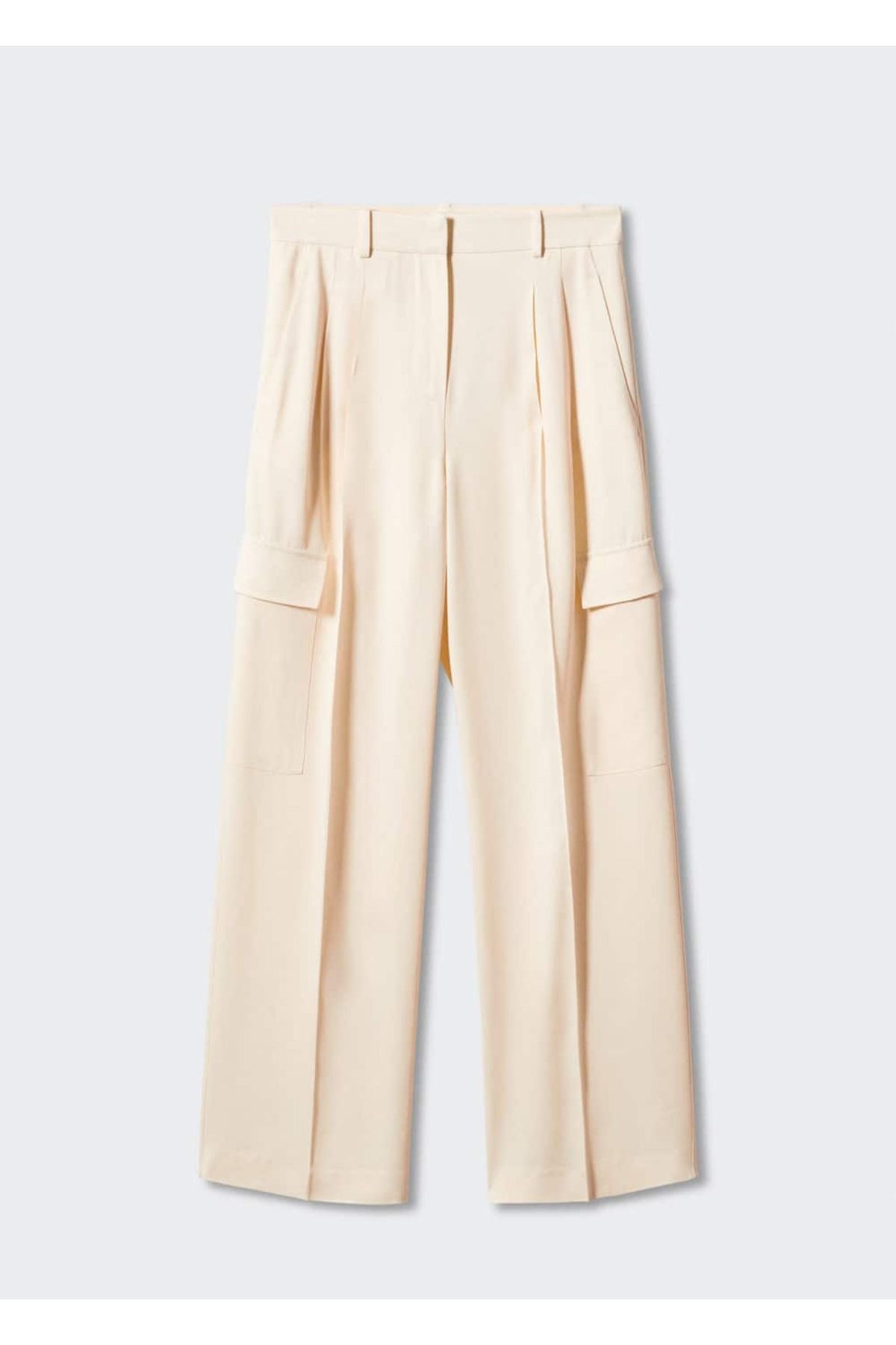MANGO Woman-Pantaloni cargo cu picioare largi 3