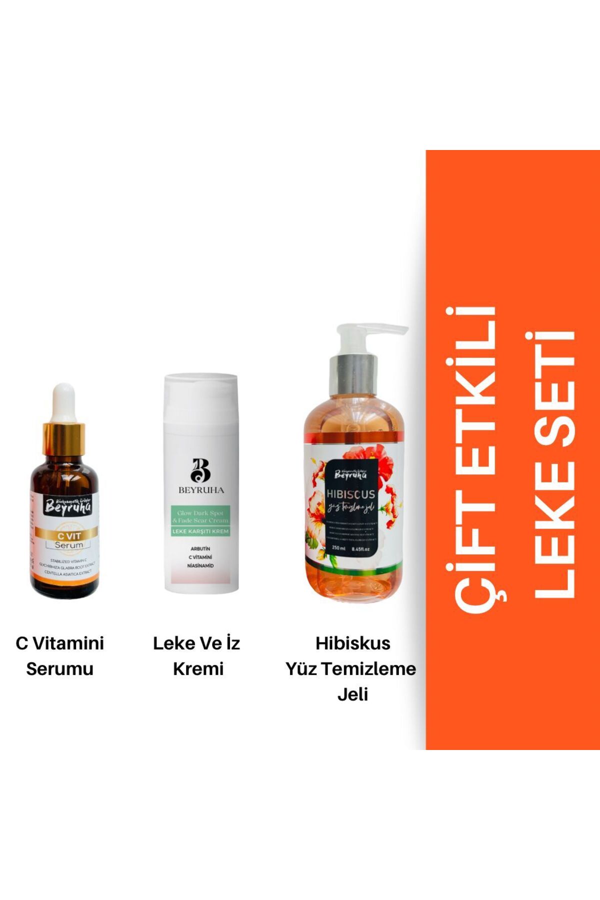 Beyruha Organic Kozmetik BEYRUHA çift etkili leke karşıtı set — TYCDBO9KGN169288709892016