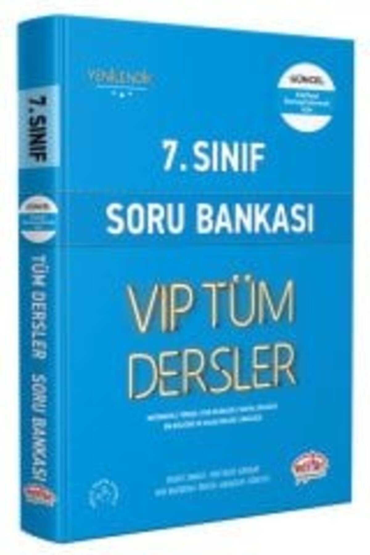 Editör Yayınevi 7. Sınıf Vıp Tüm Dersler Soru Bankası Mavi Kitap