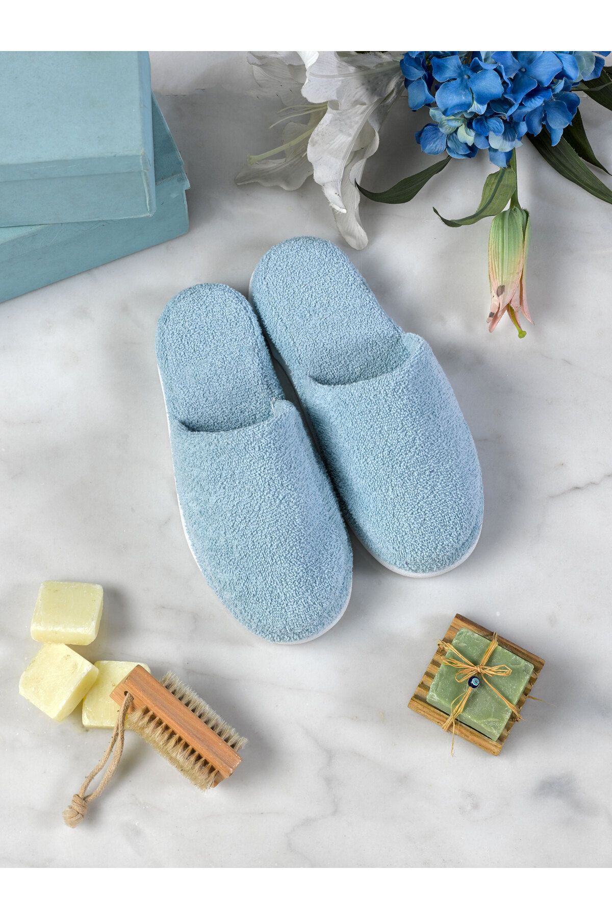 Cotton online towelling slippers