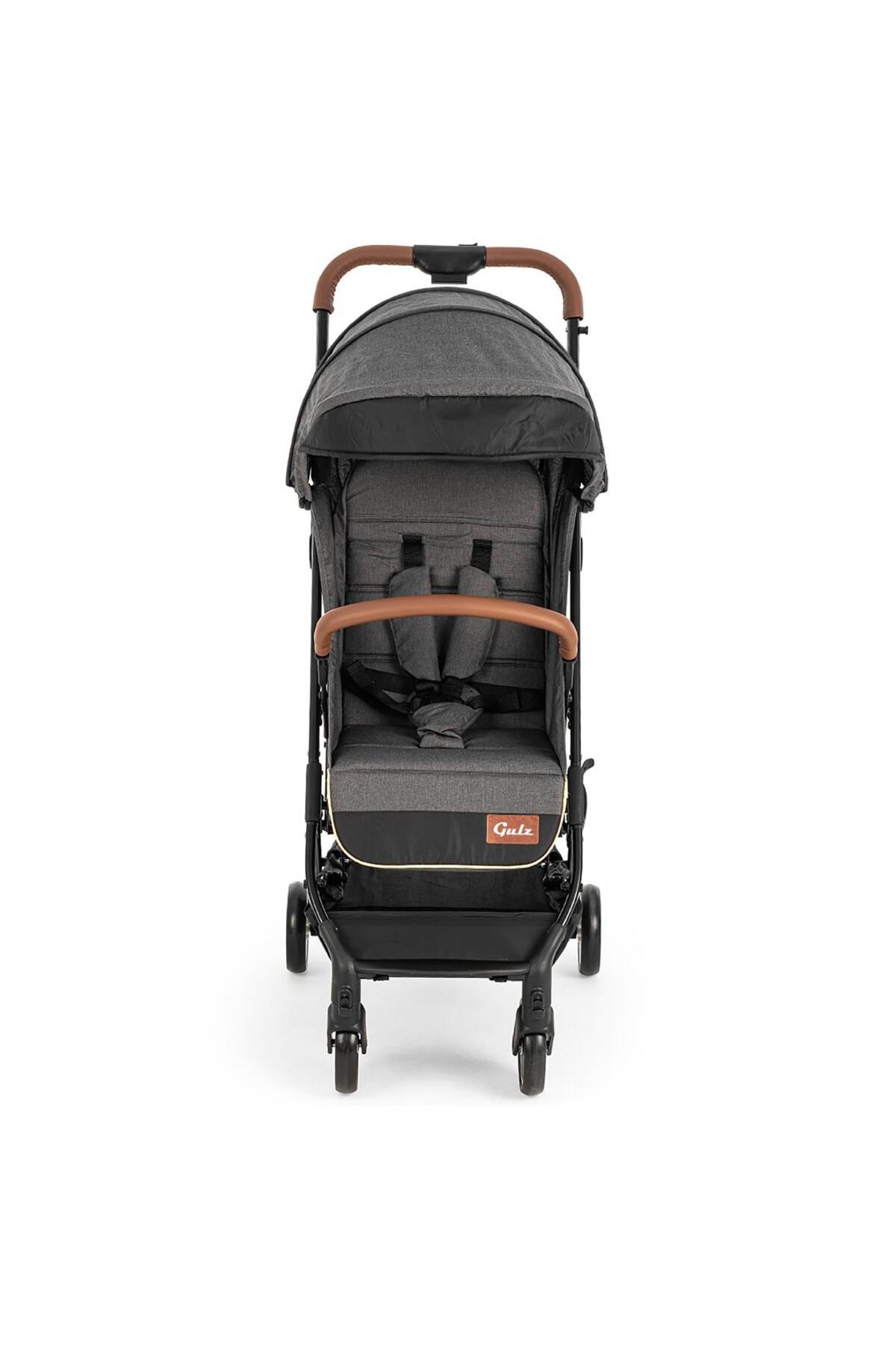 Gulz Mila Tek Elle Kolay Katlanır Kabin Boy Pratik Bebek Arabası fotoğrafı 4 (önizleme)