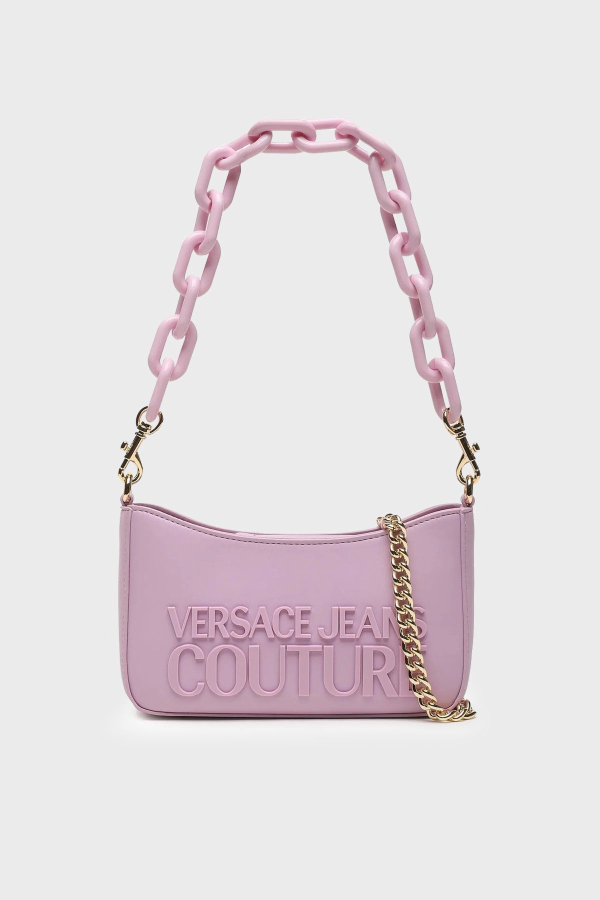 VERSACE JEANS COUTURE Bag with Logo Removable Shoulder Strap BAG