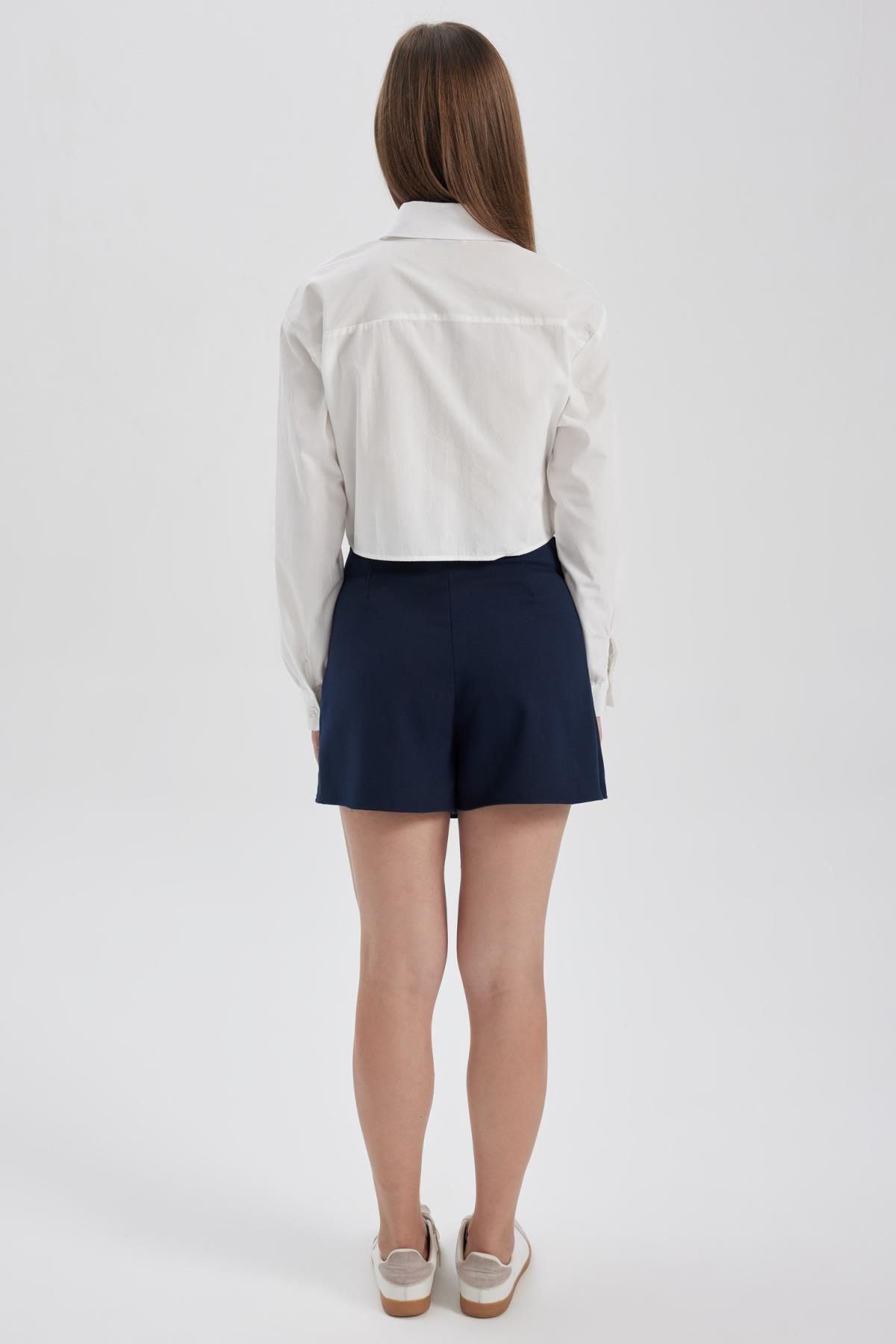 DeFacto-Спідниця Coool Regular Fit Cargo Pocket Sort Спідниця з кишенями B3972ax23au 6