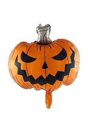 Patladı Gitti Bal Kabağı Büyük Boy 62x75 cm Folyo Balon Halloween Cadılar Bay...