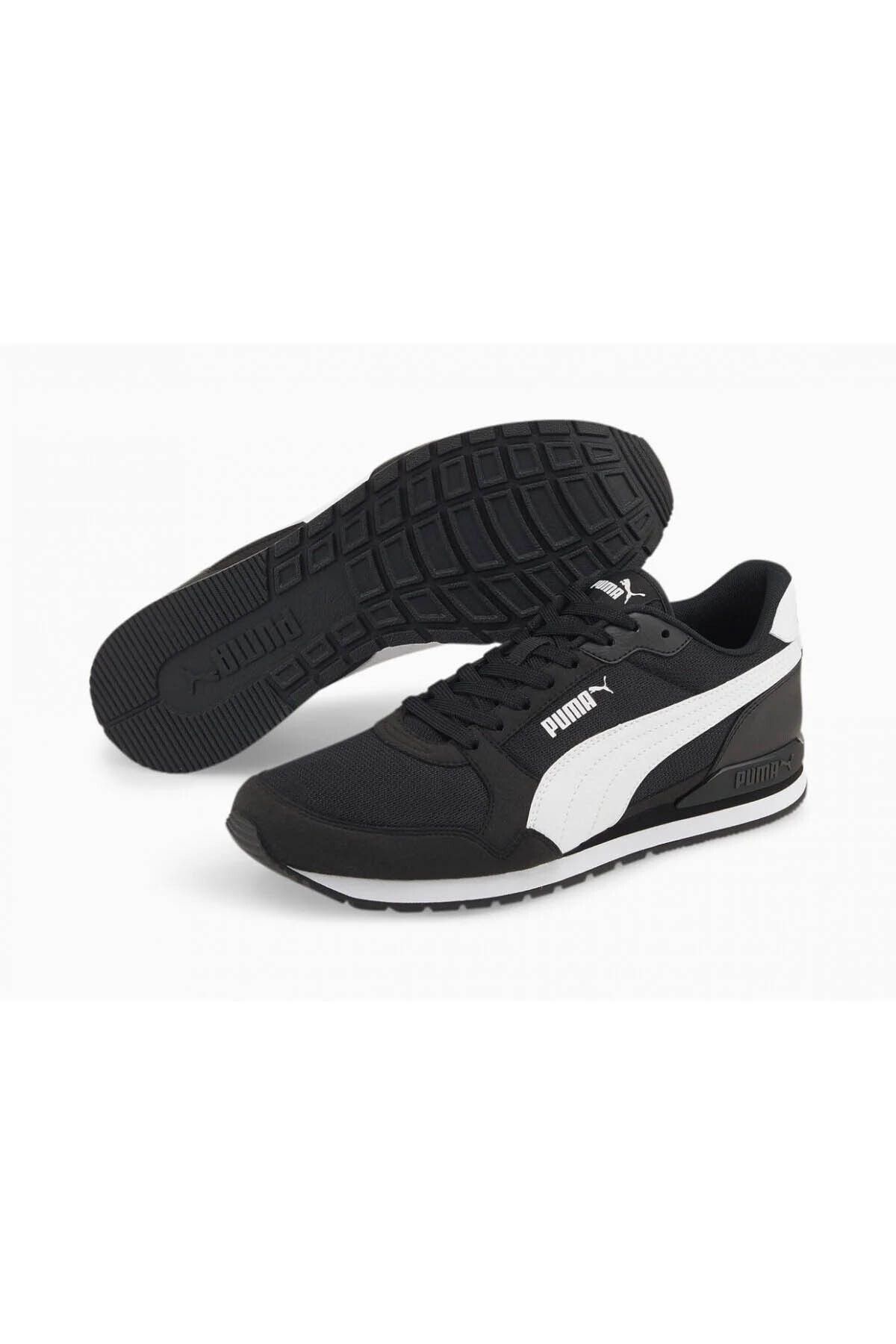 کفش ورزشی مردانه مشکی - سفید 384640-01 St Runner V3 Mesh