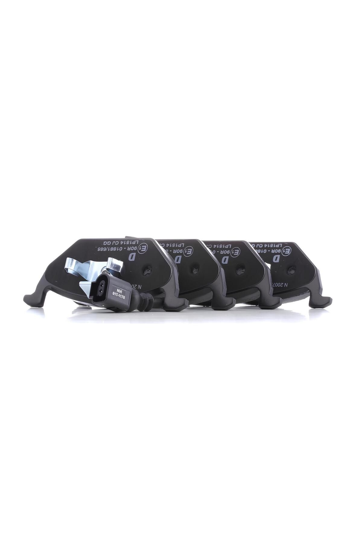 DELPHİ TECHNOLOGİES-DELPHI LP1514 FRONT BRAKE PAD VW POLO 02-05 3