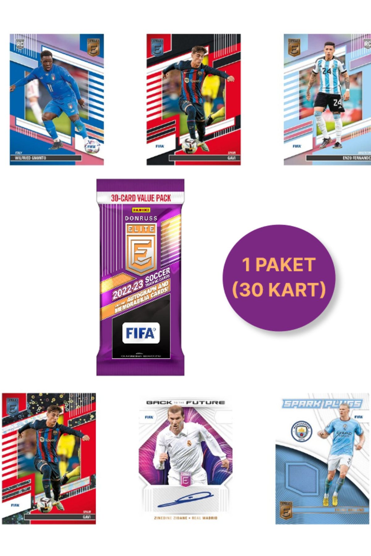 TOYFEST Panini Adrenalyn Fifa 365 - 2024 Official Trading Card Football  Player Cards (2 Packs)