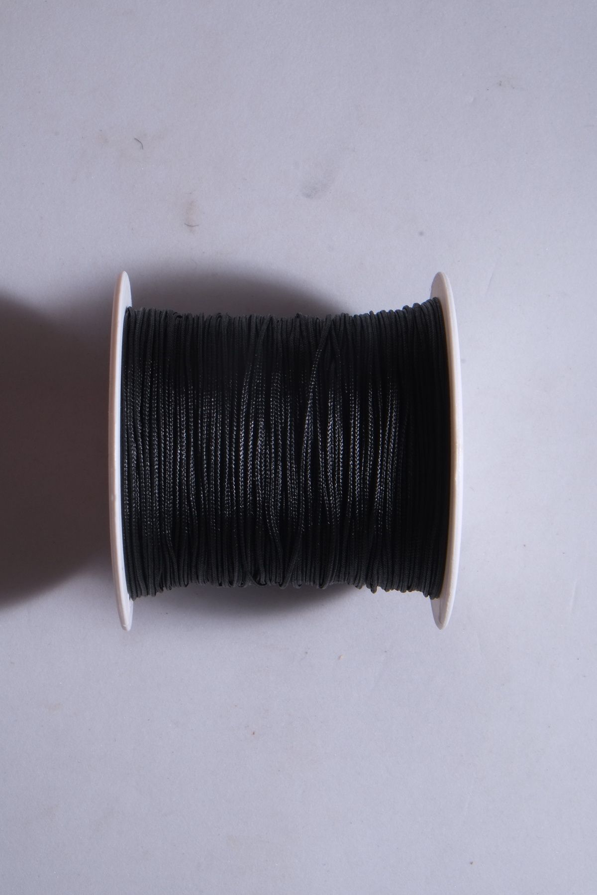 Eskişehir hobi sanat 0.8 Mm 50 Metre Siyah Renk Paraşüt Ipi Makrome Bileklik Kolye Takı Tasarım Tesbih Ipi