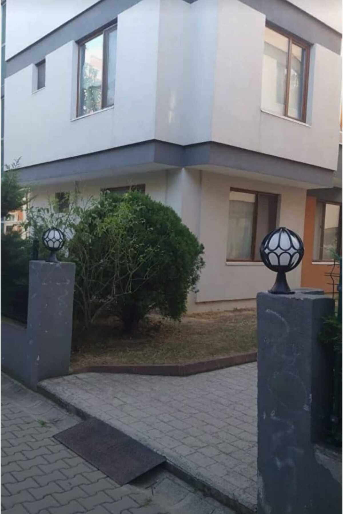 Set Üstü Papatya 1. Kalite Plastik Bahçe Duvar Aydınlatma Armatürü 5