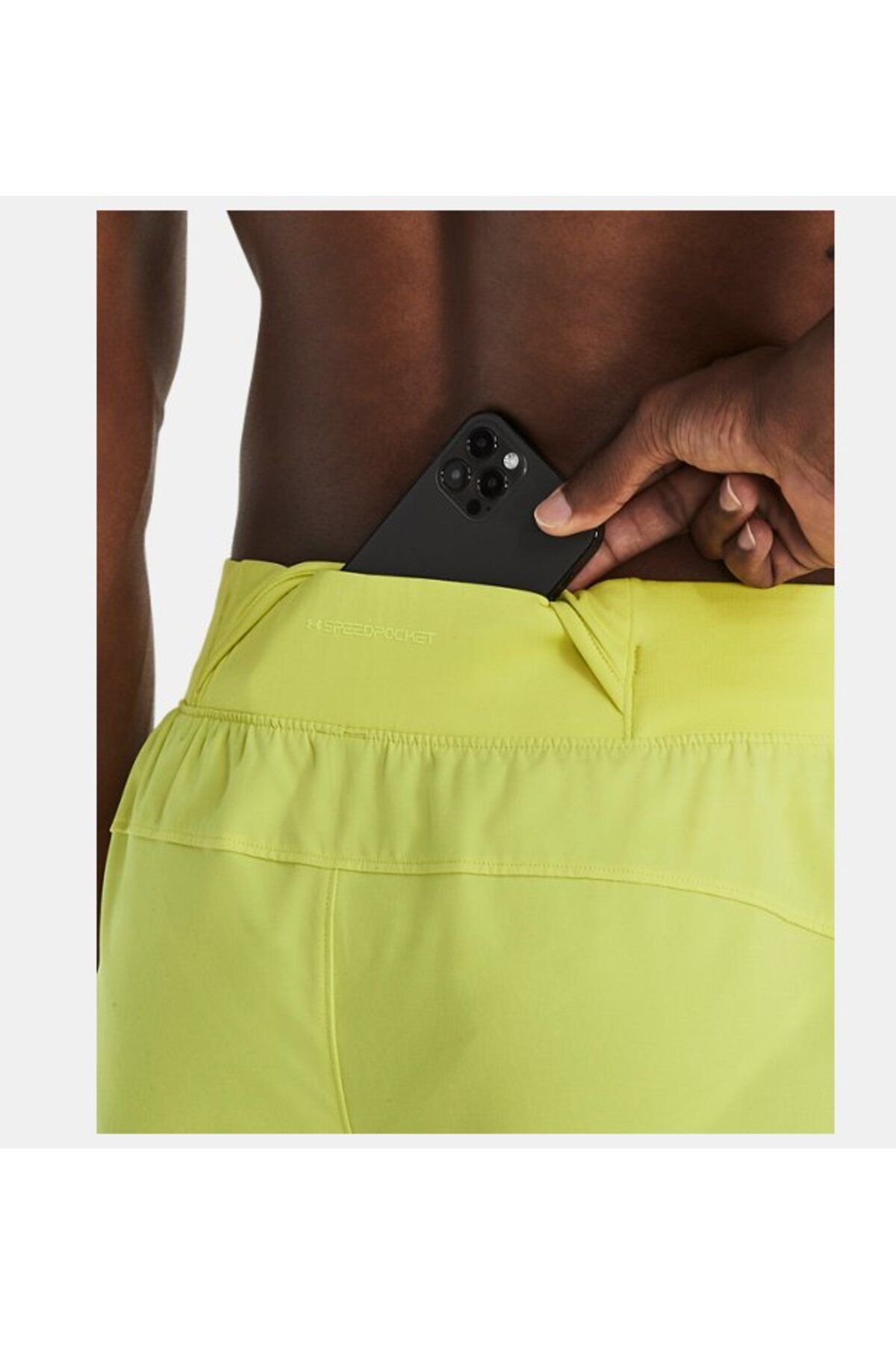 شورت ورزشی زرد مردانه های نخبگان 7 '' ua راه اندازی شده 1376508 743 Under Armour