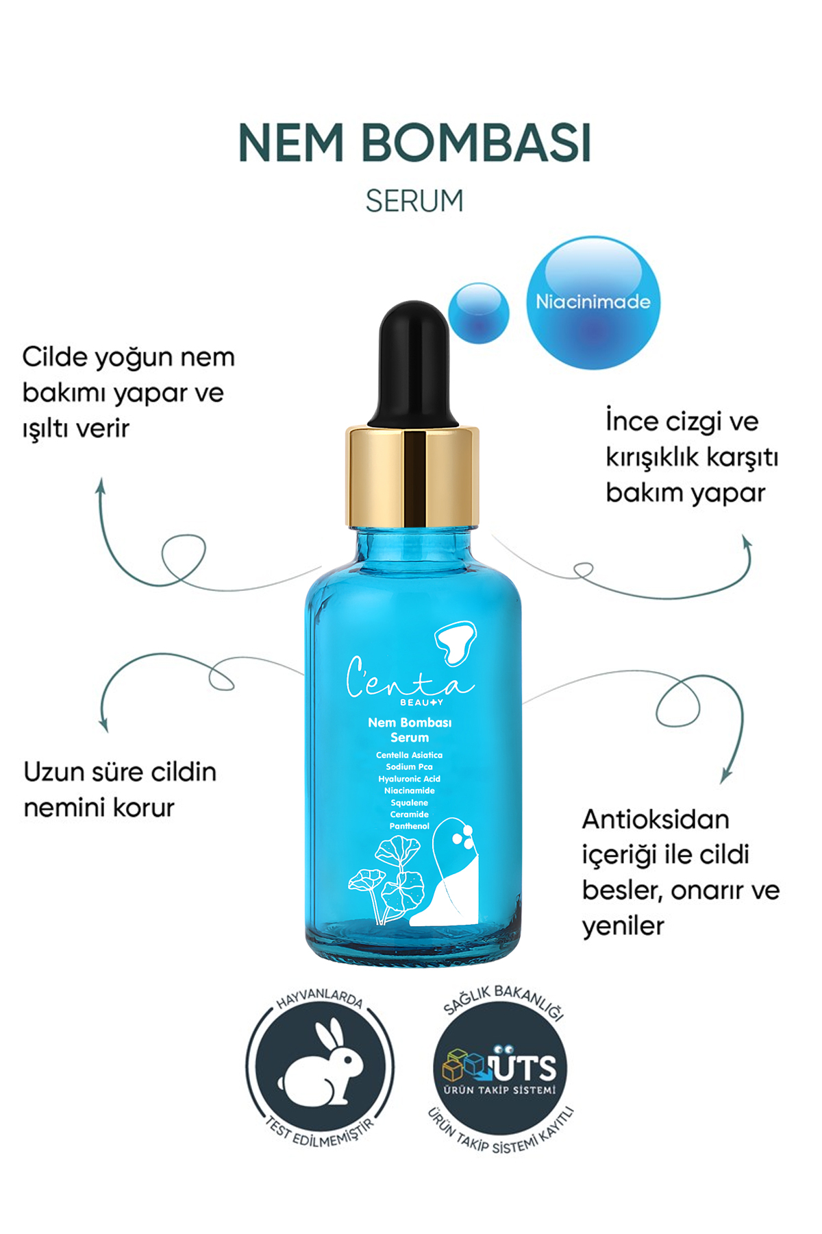 سرم پوست   C'enta Beauty | PRA-4904987-0756 اورجینال - تصویر 3