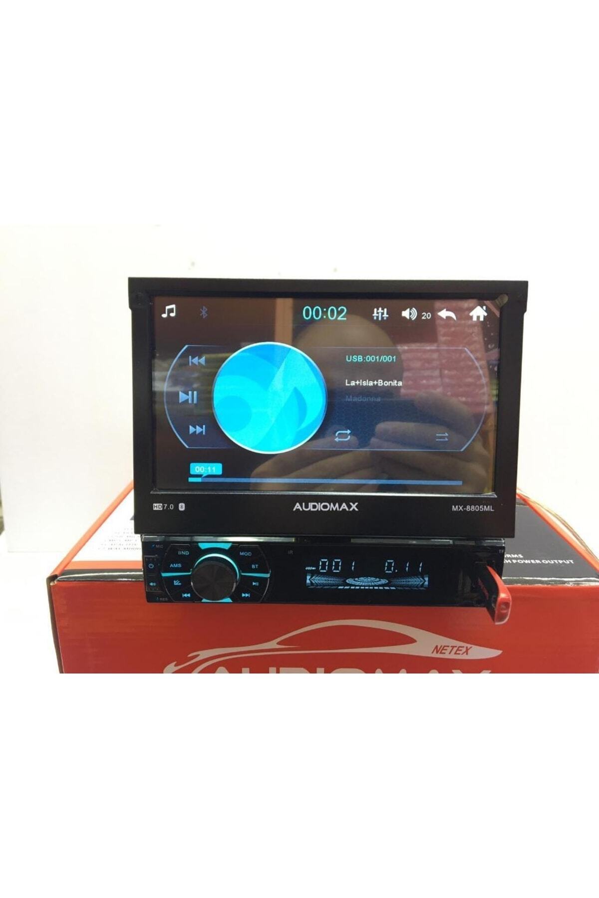 Audiomax Mx-8803ml Indash Auto Tape Hidden Screen 7