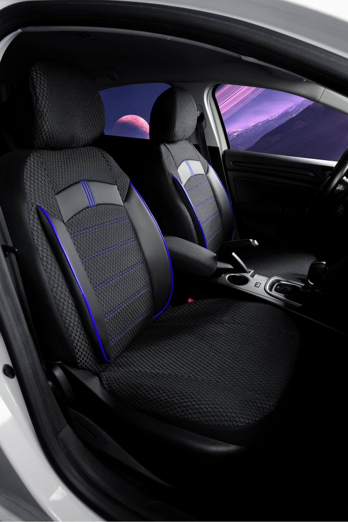 stiloto PEUGEOT 2008 COMPATIBLE SATURN SERIES PIQUE FABRIC FULL
