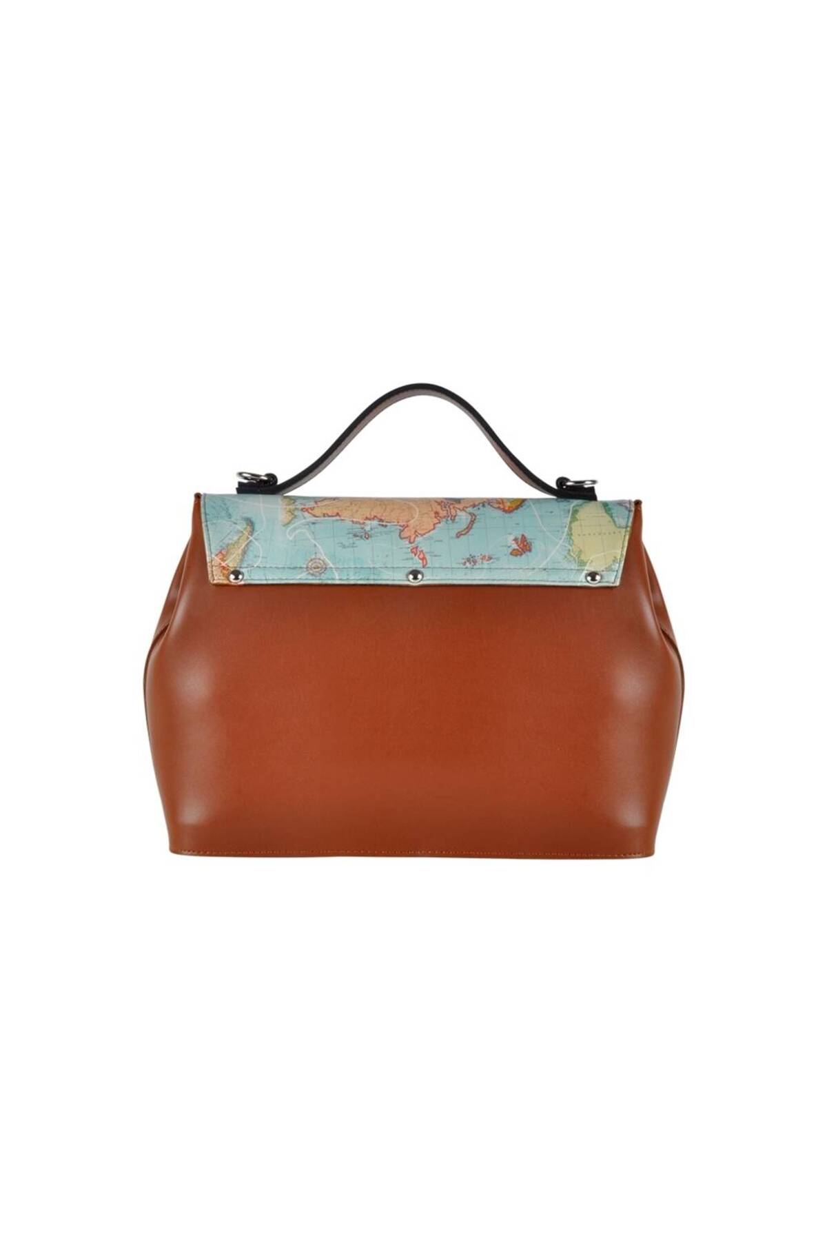 Hoppoco-Women's Vegan Handbag with World Map Pattern 6