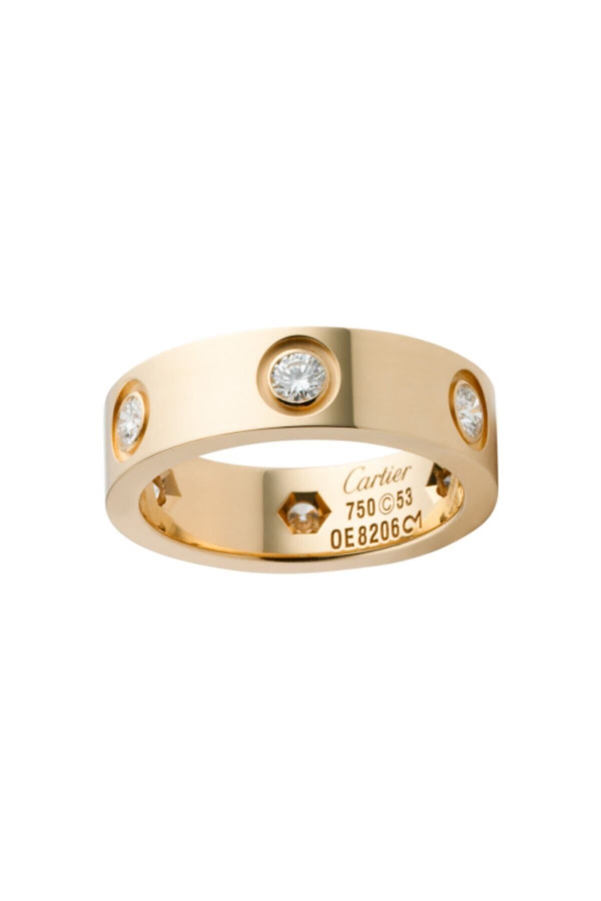 White gold on sale ring with stone