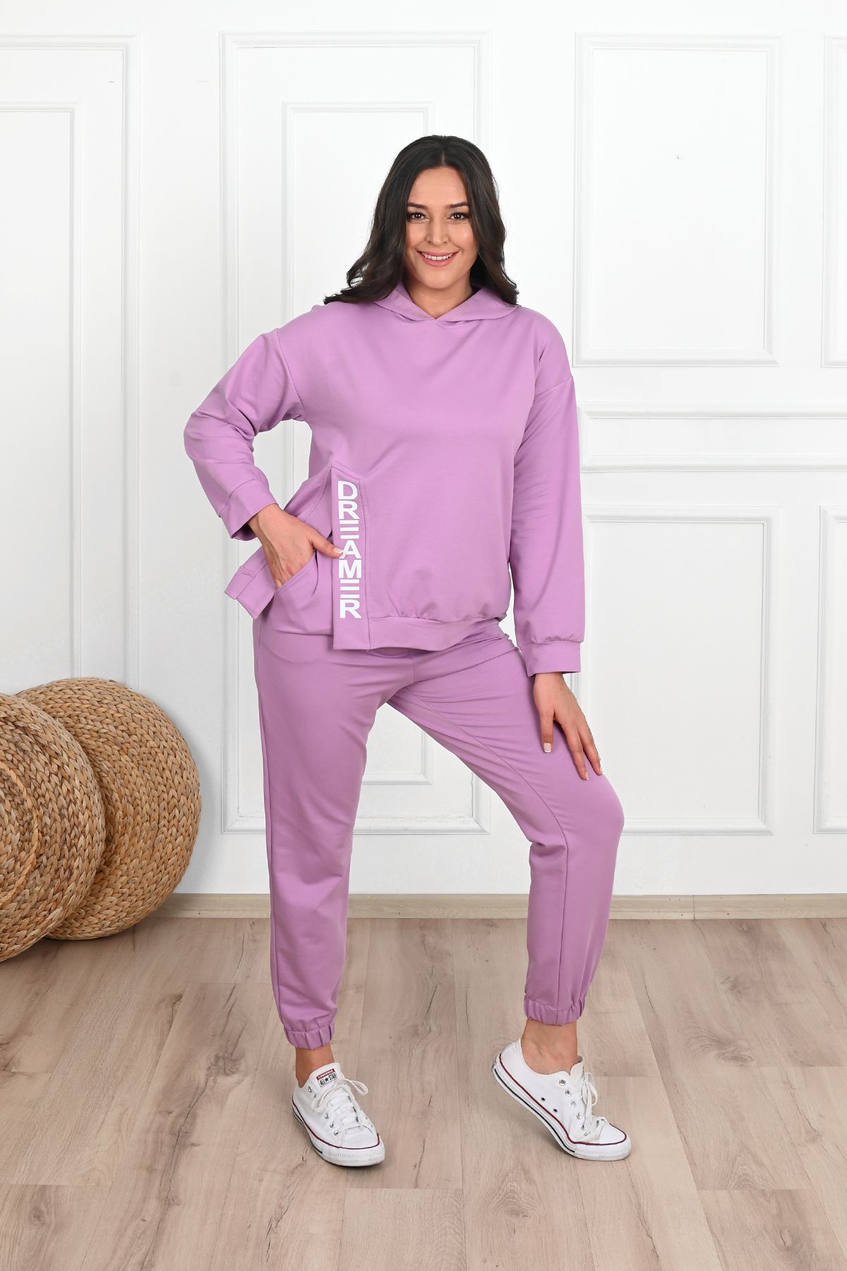 Purple sweatsuit on sale set