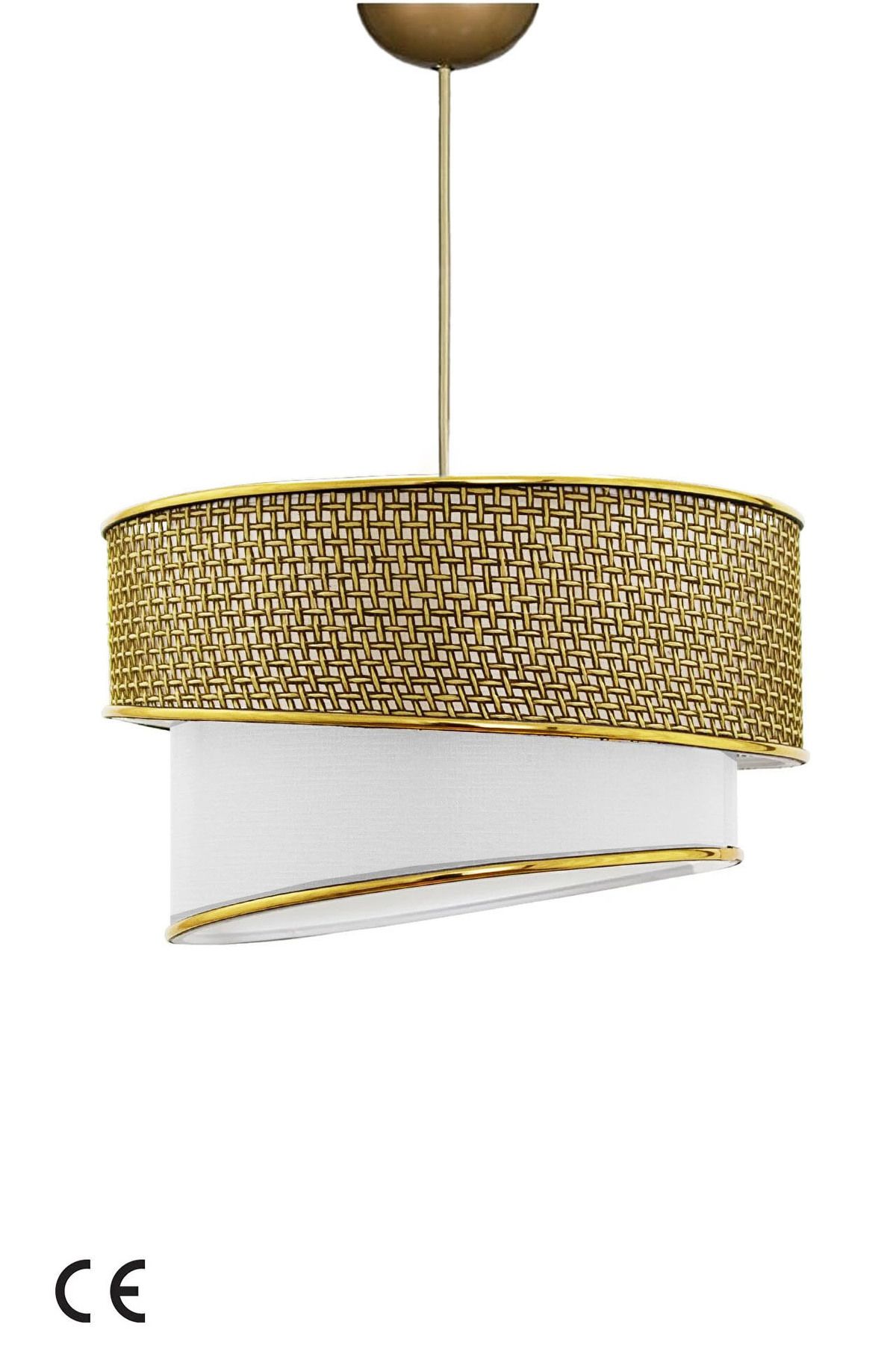 BBY HOME & DESIGN-Chandelier, pendant lamp, modern Wicker Cuarto Model 3
