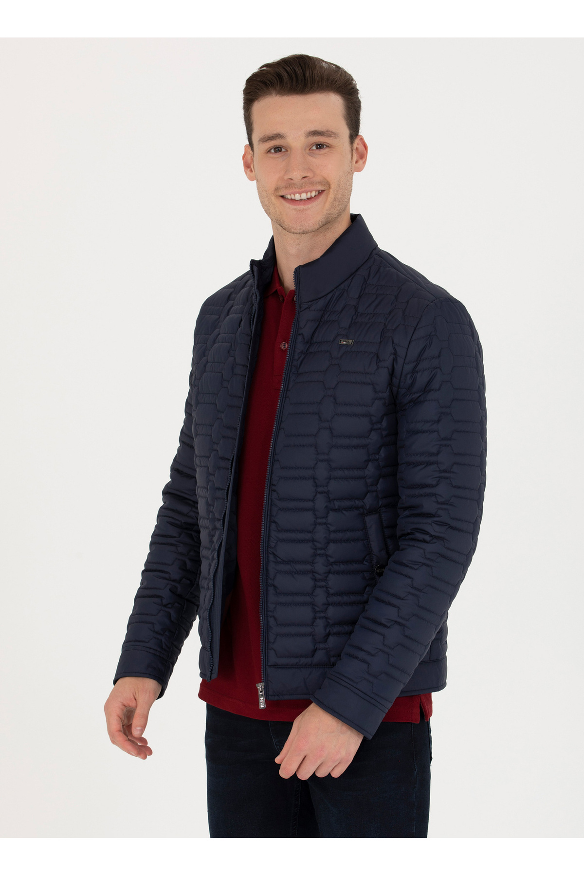 کاپشن مردانه آبی سرمه ای U.S. Polo Assn. | 5003060688 اورجینال - تصویر 3