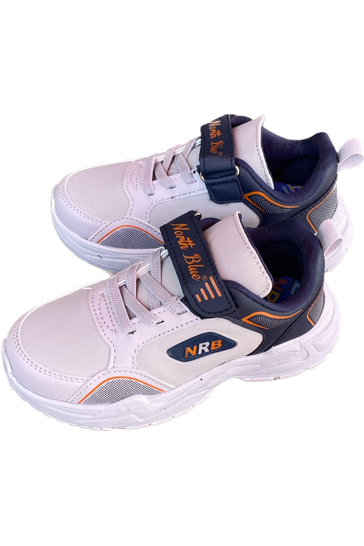 North Blue-Boy's Gray Orthopedic Sole Waterproof Velcro Sneakers Sneakers 2