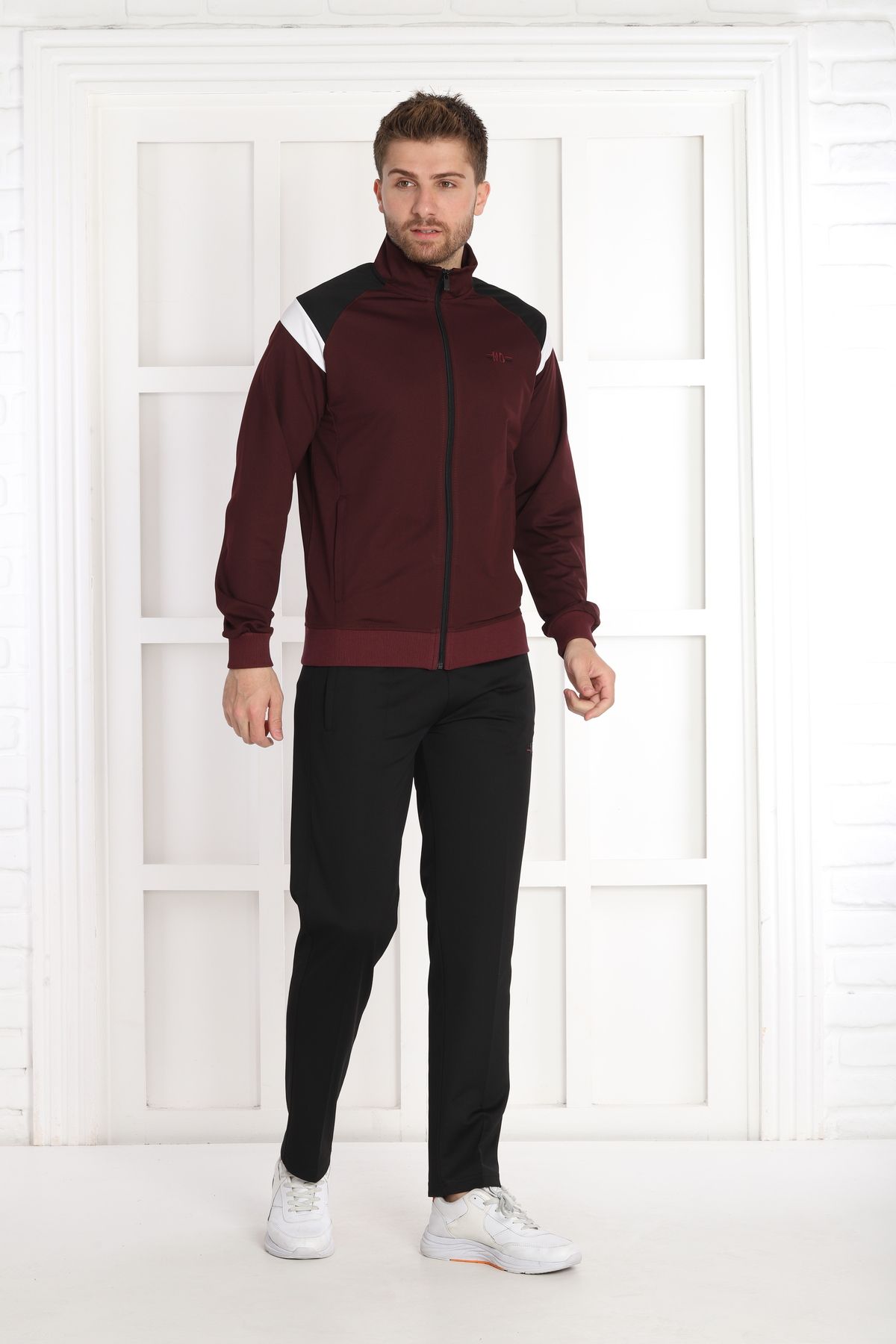 Maroon sweatsuit hotsell